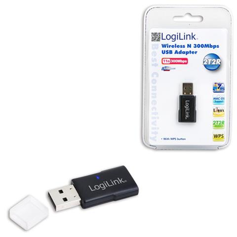 WLAN WL0086A, Nero, Senza fili, USB, IEEE 802.11b, IEEE 802.11g, IEEE 802.11n, WLAN, 128-bit WEP, 64-bit WEP, WPA, WPA2, WPS - Foto 1